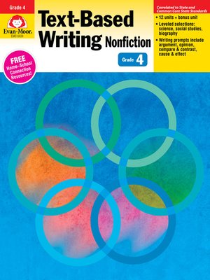cover image of Text-Based Writing, Grade 4